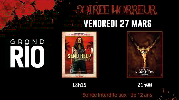 Soirée Horreur Mars 2026