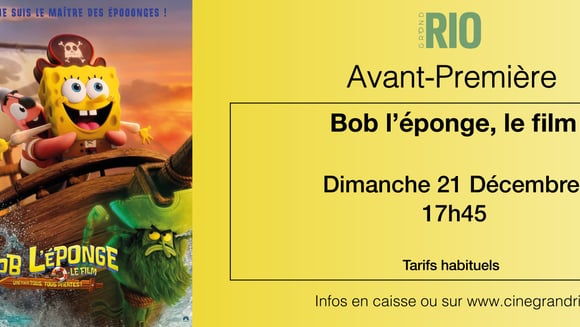 AVANT-PREMIERE : Bob l'éponge le film