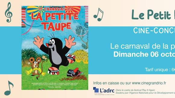 Ciné-Concert : Le carnaval de la petite taupe 