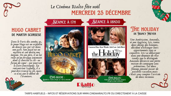 Le Cinéma Rialto fête noël