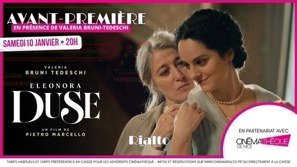 Avant-première en présence de Valeria Bruni Tedeschi : Eleonora Duse de Pietro Marcello