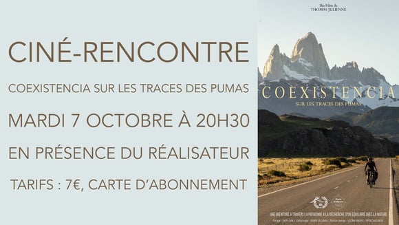 Ciné-rencontre : Coexistencia sur les traces des pumas