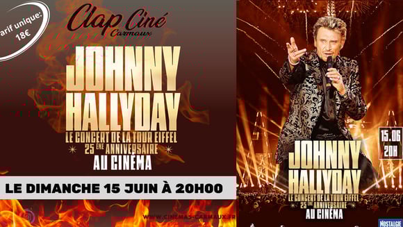 📣ÉVÉNEMENT CONCERT ANNIVERSAIRE : 25 ANS DU CONCERT DE LA TOUR EIFFEL de JOHNNY HALLYDAY📣