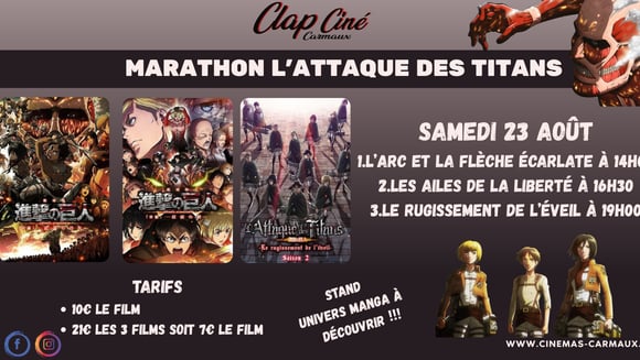 ⚔️ MARATHON L’ATTAQUE DES TITANS🎬