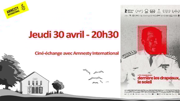 Derrière les drapeaux le soleil