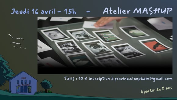 Atelier cinéma : Mashup à partir de 8 ans