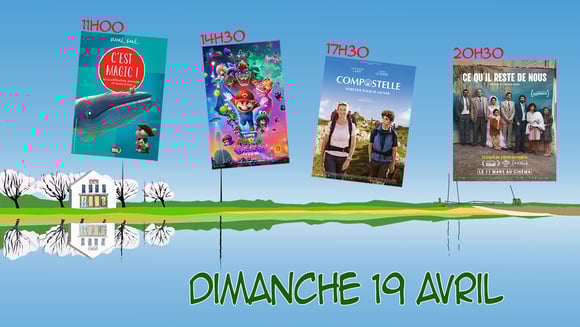 Dimanche 19 avril : Quatre films