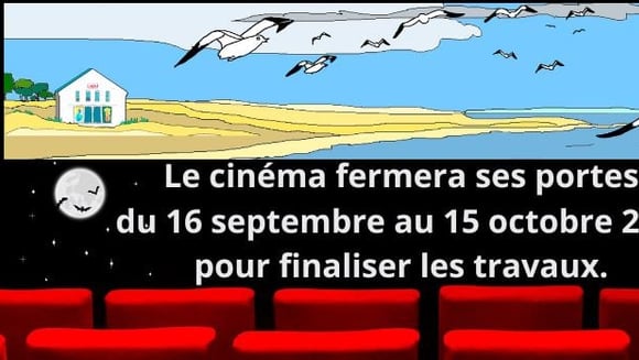 Fermeture du Cinéma Temporaire.