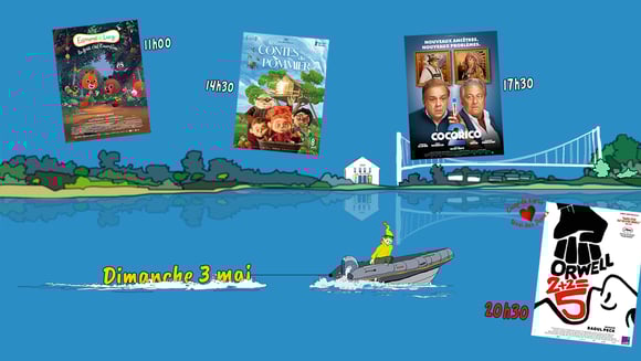 Dimanche 3 mai : quatre films pour les petits et les grands