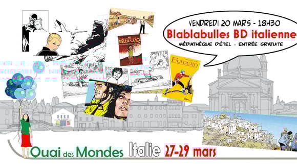 Blablabulles : BD italiennes à la Médiathèque