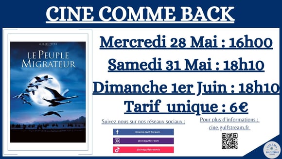 Redécouvrez au cinéma LE PEUPLE MIGRATEUR de Jacques PERRIN