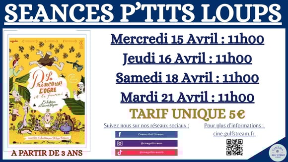 SEANCES P’TITS LOUPS