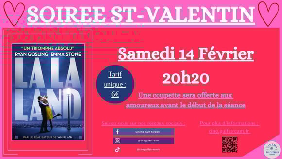 Soirée Saint-Valentin : LA LA LAND