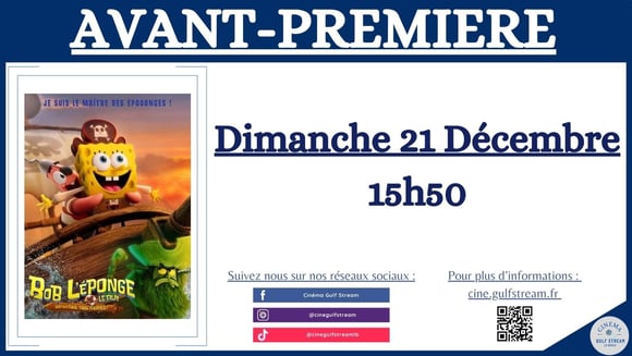 AVANT-PREMIERE : BOB L'EPONGE LE FILM