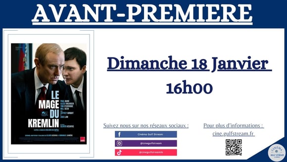 AVANT-PREMIERE : LE MAGE DU KREMLIN