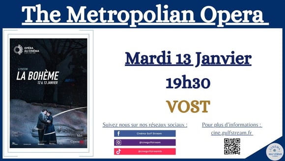 Metropolian Opera : LA BOHEME