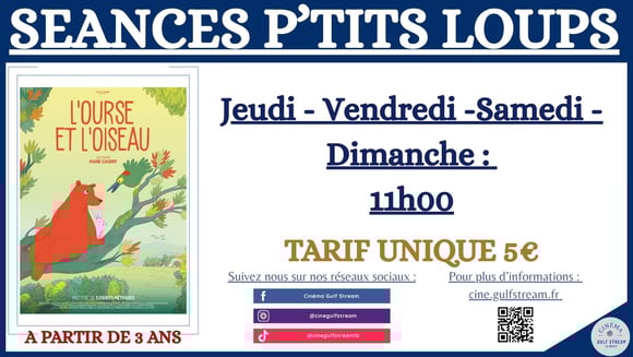 SEANCES P’TITS LOUPS