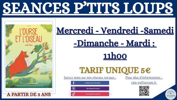 SEANCES P’TITS LOUPS