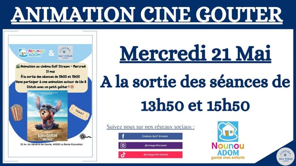 Animation et goûter autour de  LILO ET STITCH 