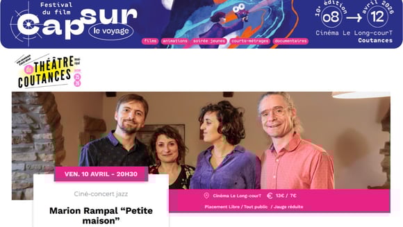 Billetterie Ciné-concert jazz Marion Rampal