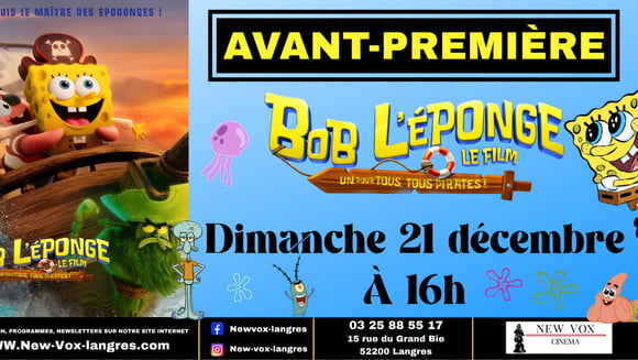 Avant-première ; 'Bob l'éponge, le film'
