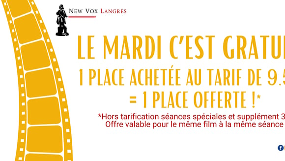 Le mardi c'est gratuit !