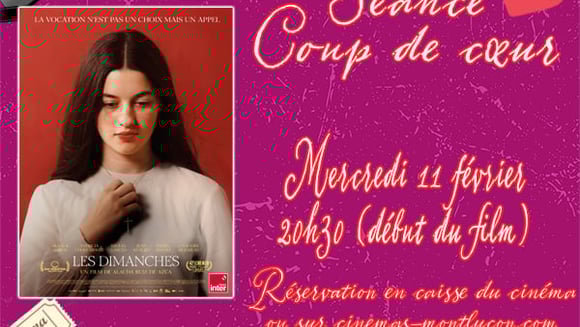 Séance Coup de cœur - "LES DIMANCHES" (Film en Version Originale Sous-Titrée) - mercredi 11 février 20h30 (début du film).