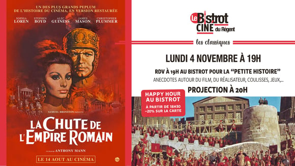 BISTROT-CINÉ - LA CHUTE DE L'EMPIRE ROMAIN