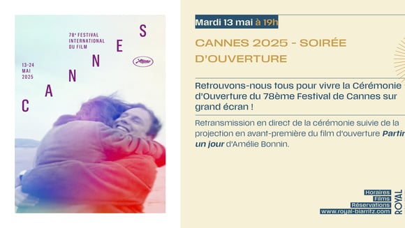 Cérémonie d'ouverture du 78ème Festival de Cannes. 