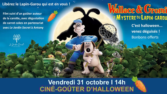 Ciné-goûter Halloween WALLACE & GROMIT