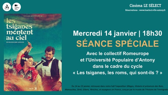 Séance spéciale LES TSIGANES MONTENT AU CIEL