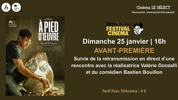 Avant-première Télérama A PIED D'OEUVRE