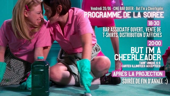 Ven 20 juin > Ciné-bar de fin de saison : BUT I'M A CHEERLEADER + fête de fin d'année