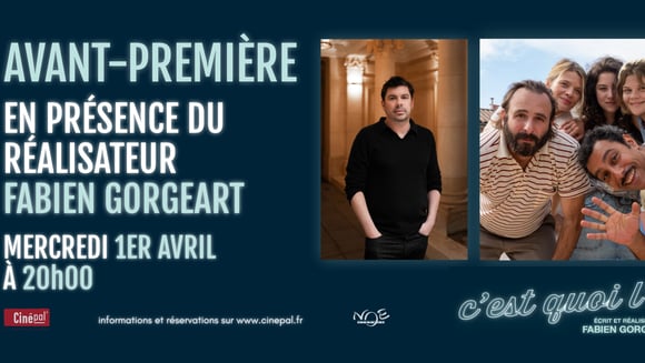 AVANT-PREMIERE + RENCONTRE AVEC LE RÉALISATEUR : C'EST QUOI L'AMOUR ?