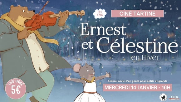 Ciné Tartine : "Ernest et Célestine en Hiver"