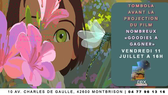 Tombola spéciale "Amélie et la métaphysique des tubes" le vendredi 11 juillet 2025 à 16 h