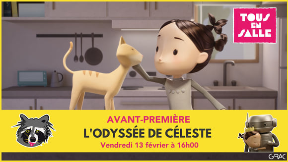 Tous en salle , ciné tartine "L’Odyssée de Céleste"