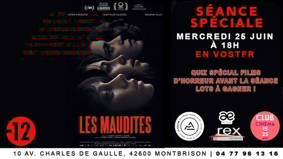 Séance spéciale "LES MAUDITES" suivi d'un quiz films d'horreur