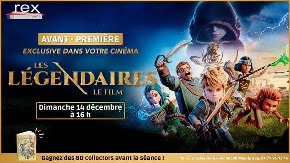 Avant-première : "Les légendaires" le dimanche 14 décembre 2025 à 16h (copie)