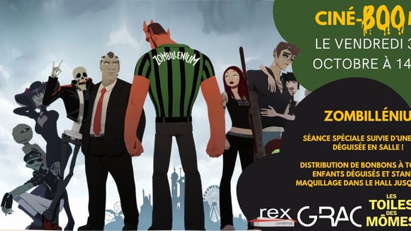 Ciné-BOOm "Zombillénium" le vendredi 31 octobre 2025 à 14 h dans le cadre du festival Toiles des Mômes