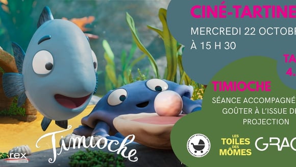 Ciné-tartines : "Timioche" le mercredi 22 octobre à 15h30 dans le cadre du festival Toiles des mômes
