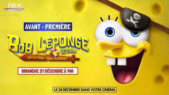 Avant première : "Bob l'éponge", le dimanche 21 décembre à 14h (copie)