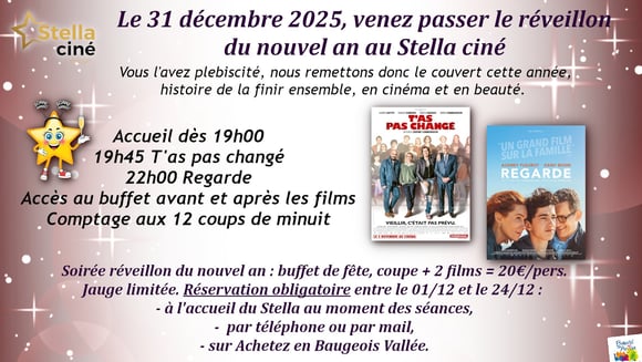 SOIREE DU REVEILLON - 31 décembre 2025