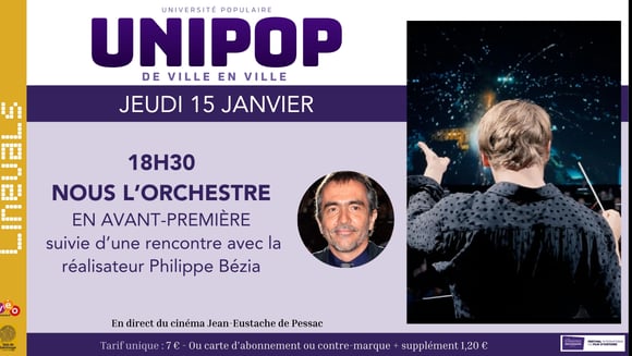 UNIPOP : NOUS L'ORCHESTRE en avant-première