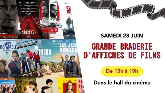 Grande braderie d'affiches de films