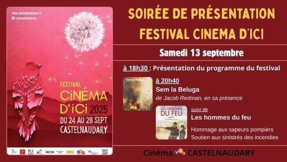 Festival CINEMA D'ICI : Soirée de présentation