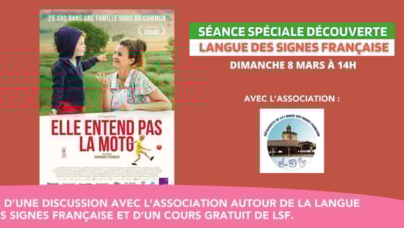 Ciné-rencontre: Elle entend pas la moto