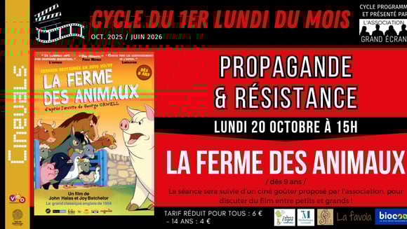 CINE GOUTER : LA FERME DES ANIMAUX
