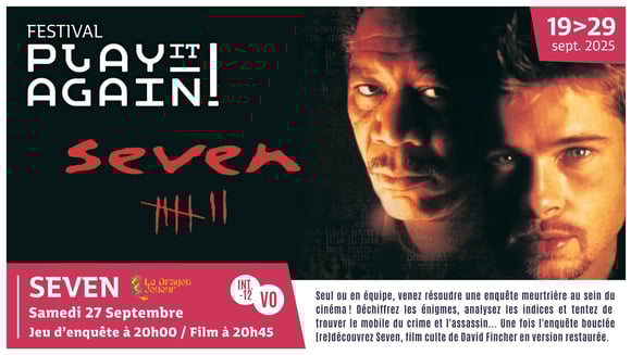 Ciné-Atelier : Jeu d'enquête • Seven