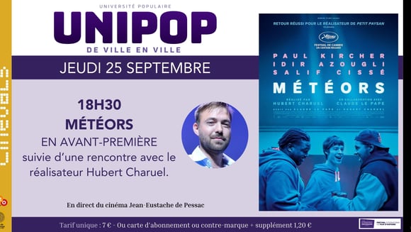 UNIPOP - MÉTÉORS - En avant-première